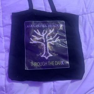 “Through the Dark” tote bag
